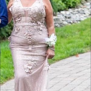 Gorgeous Champagne color mother of the bride gown